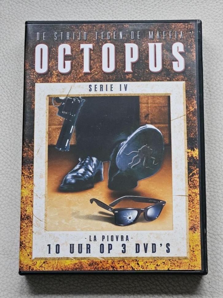 DVD 'De Octopus (La Piovra) - Deel 4', CD & DVD, DVD | TV & Séries télévisées, Comme neuf, Drame, À partir de 12 ans, Enlèvement ou Envoi