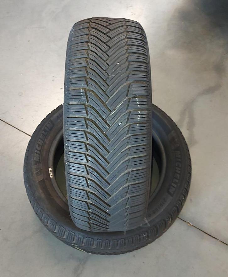 winterbanden-Michelin Alpin, Auto-onderdelen, Banden en Velgen, Band(en), Winterbanden, 17 inch, 215 mm, Personenwagen, Gebruikt