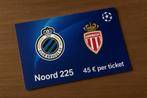 1 ticket: Club Brugge - AS Monaco Champions League, Eén persoon