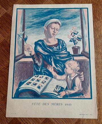 Fête des mères  1945 beschikbaar voor biedingen