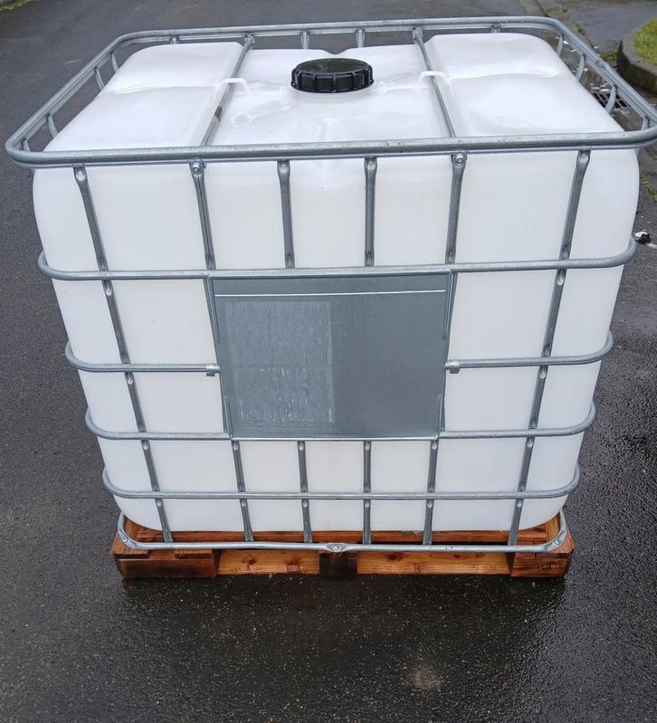 Cuve cubi ibc citerne a eaux, Tuin en Terras, Regentonnen, Zo goed als nieuw, Ophalen