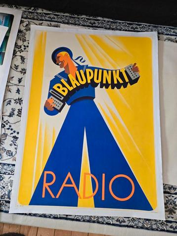 Blaupunkt Radio ( depicting a sailor ) - 1931 - 119 x 85 cm beschikbaar voor biedingen