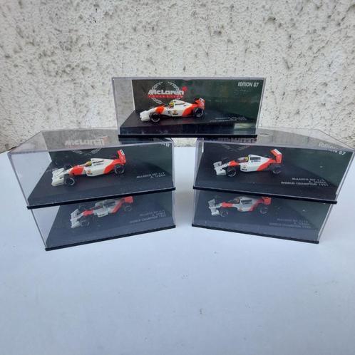 5  X MINICHAMPS EDITION 87 A SENNA MCLAREN COLLECTIE W C, Verzamelen, Automerken, Motoren en Formule 1, Zo goed als nieuw, Auto's