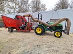 bladzuiger, bladzuigwagen, hoogkieper, combitrailer, compact, Tuin en Terras, Ophalen, Benzine, Gebruikt, Ruggedragen