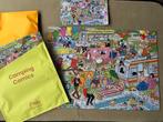 Puzzle in a bag/Standaard Uitgeverij puzzel camping comics, Hobby en Vrije tijd, Denksport en Puzzels, Ophalen of Verzenden, 500 t/m 1500 stukjes