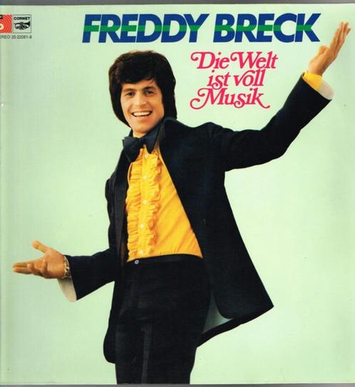 LP- Freddy Breck- Die Welt is voll Musik, Cd's en Dvd's, Vinyl | Pop, Ophalen of Verzenden