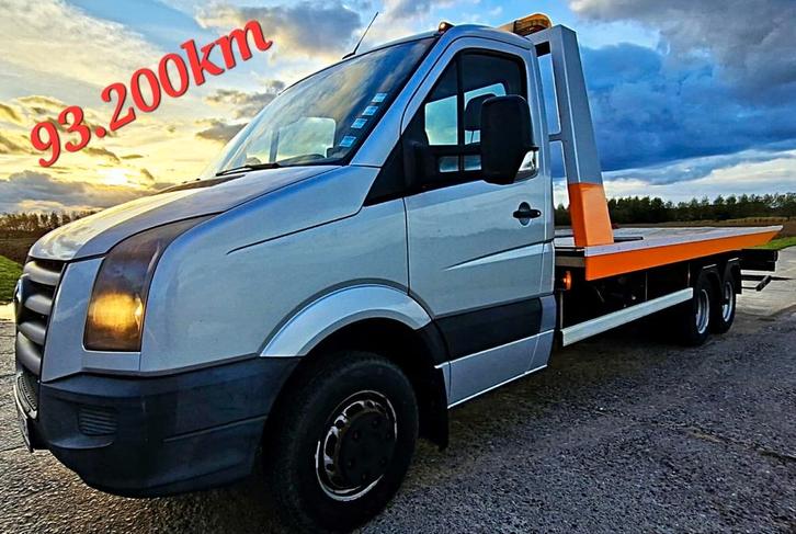 VW Crafter Wrecker met schuifbak, Auto's, Bestelwagens en Lichte vracht, Particulier, Volkswagen, Diesel, 2 deurs, Handgeschakeld