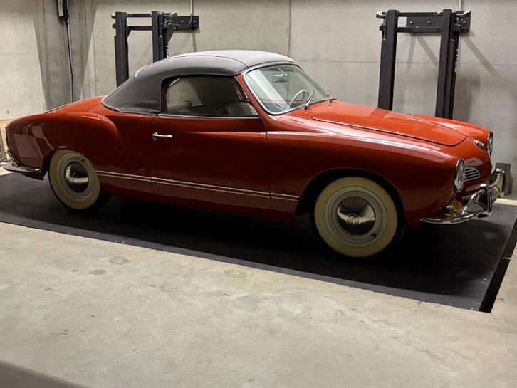 Karmann Ghia 1959, Auto's, Volkswagen, Particulier, Overige modellen, Radio, Benzine, 2 deurs, Handgeschakeld, Rood, Grijs, Ophalen