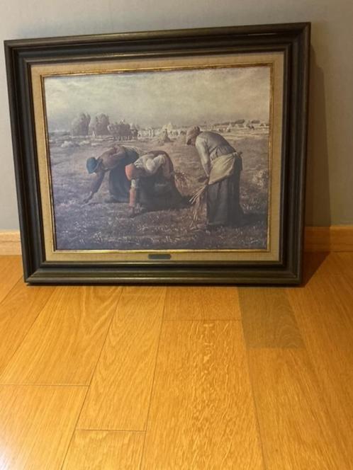 De arenleesters schilderij van Jean-François Millet, Antiek en Kunst, Kunst | Schilderijen | Klassiek, Ophalen