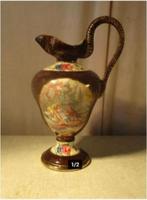 Prachtige Beschilderde Kruik - Bequet Quaregnon - 27cm, Antiek en Kunst, Ophalen of Verzenden