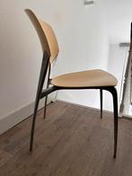 Vintage stoel model silla fabrikant driade, Huis en Inrichting, Stoelen, Overige materialen, Twee, Gebruikt, Chaise silla couleur sable , aluminium poli / plastique