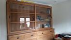 Teak vitrine opbergkast, Ophalen, Zo goed als nieuw