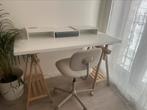 Wit berken bureau IKEA, Huis en Inrichting, Bureaus, Ophalen, Gebruikt, Bureau