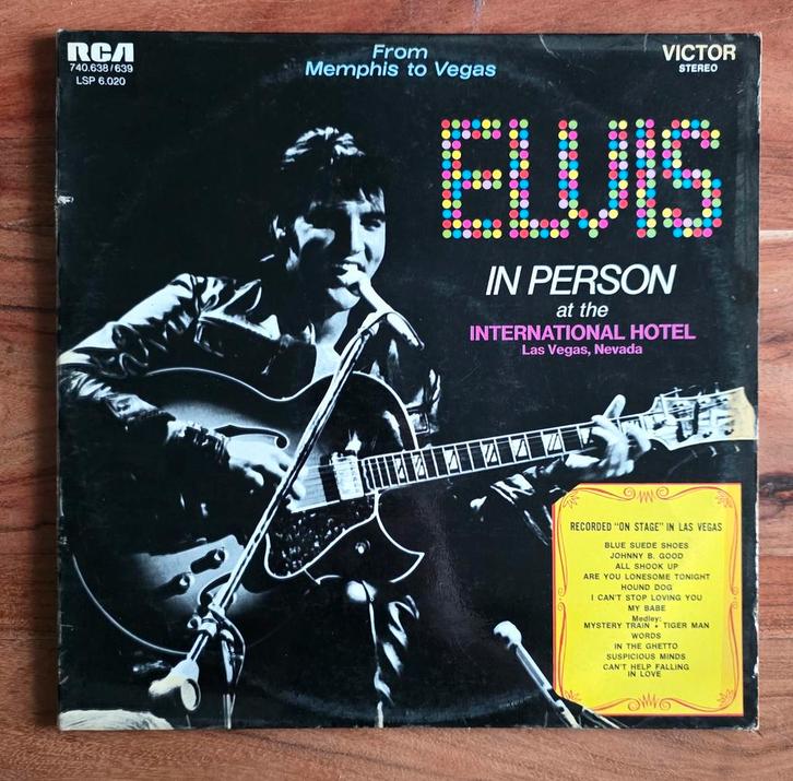 Vinyle ELVIS “Back In Memphis”, CD & DVD, Vinyles | Jazz & Blues, Utilisé, 1960 à 1980, Enlèvement ou Envoi