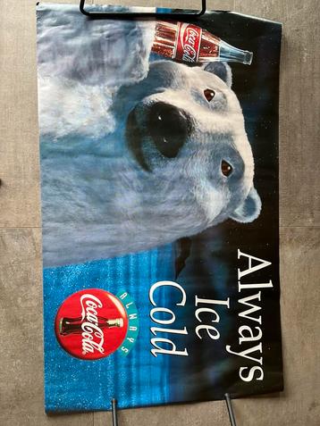 Poster Coca-Cola beschikbaar voor biedingen