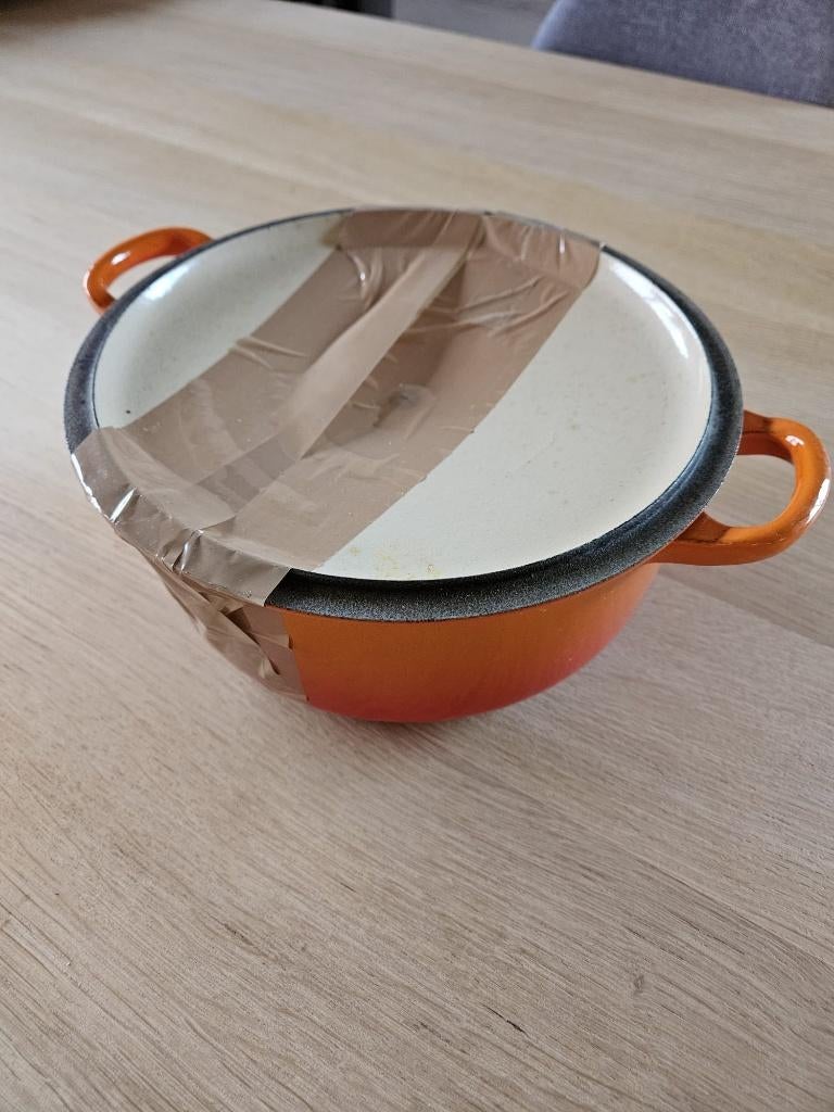 Le Creuset stoofpan, Huis en Inrichting, Keuken | Potten en Pannen, Nieuw, Kookpan of Snelkookpan, Gietijzer, Inductieplaat, Keramische plaat