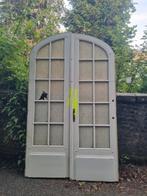 Double porte Art déco en pitchpin, Ophalen, Zo goed als nieuw