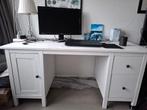 Witte Hemnes bureau Ikea, Huis en Inrichting, Ophalen, Zo goed als nieuw, Bureau