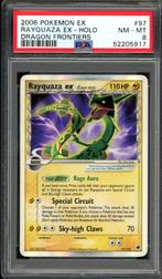 Rayquaza ex Holo PSA 8 - 97/101 - EX Dragon Frontiers 2006, Hobby en Vrije tijd, Verzenden, Zo goed als nieuw, Losse kaart, Foil