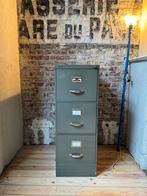 Vintage archiefkast, Huis en Inrichting, Kasten | Roldeurkasten en Archiefkasten, Ophalen, Minder dan 50 cm, Gebruikt, 100 tot 150 cm