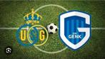 Union SG - Genk, Tickets en Kaartjes, Sport | Voetbal, Drie personen of meer