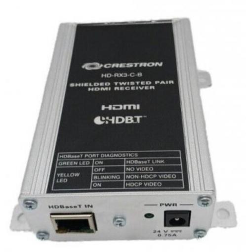 Crestron HD-RX3-C-B Paire torsadée blindée 4K HDMI sur HDBas, TV, Hi-fi & Vidéo, Amplificateurs & Ampli-syntoniseurs, Utilisé