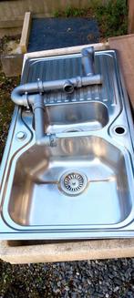 Inox keuken afwasbak, Huis en Inrichting, Ophalen, Zo goed als nieuw
