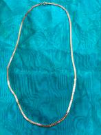 Collier fantaisie argenté 76cm, Ophalen of Verzenden, Zo goed als nieuw
