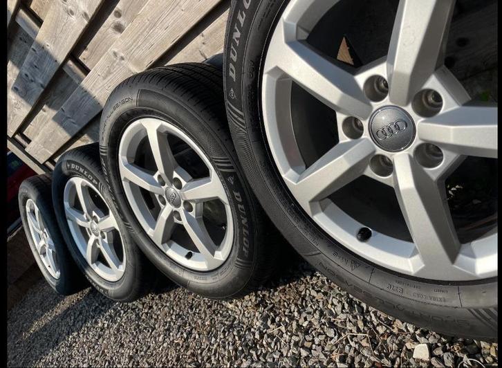 Originele Audi b8-A4/Q2 s line set all season sport  dunlop, Auto-onderdelen, Banden en Velgen, Banden en Velgen, All Season, 16 inch