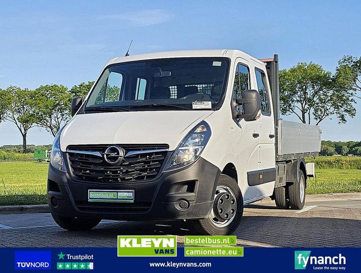 Opel MOVANO 2.3 DUB.Cab Open-Laadbak, Auto's, Bestelwagens en Lichte vracht, Bedrijf, ABS, Airconditioning, Centrale vergrendeling