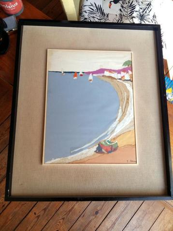 Collage van Y. Canu Plage beschikbaar voor biedingen