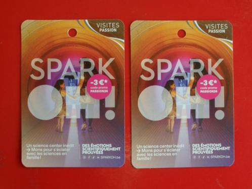2 BONS DE REDUCTIONS * SPARK OH ! *, Tickets en Kaartjes, Kortingen en Cadeaubonnen, Twee personen, Overige typen, Kortingsbon