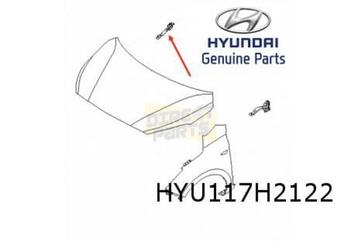 Hyundai i20 (6/12-1/15) Motorkapscharnier Rechts Origineel! 
