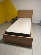 Lit IKEA Malm avec sommier et matelas, Maison & Meubles, Enlèvement, Comme neuf