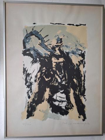 Litho van Philippe Vandenberg "Lyrisch abstracte compositie" beschikbaar voor biedingen