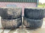4 Michelin banden op 10-gaatse velg 24R20.5, Zakelijke goederen, Landbouw | Onderdelen | Banden, Velgen en Assen, Ophalen
