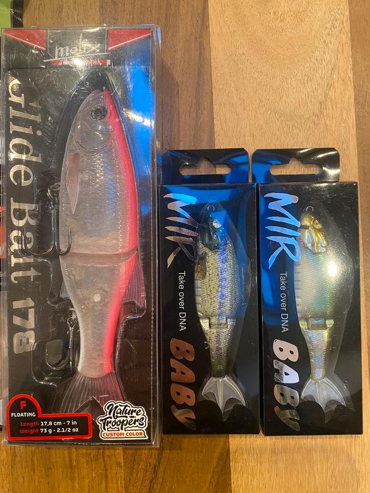 Kunstaas molix , jackall en MIR BABY nieuw, Watersport en Boten, Hengelsport | Roofvissen, Nieuw, Ophalen of Verzenden