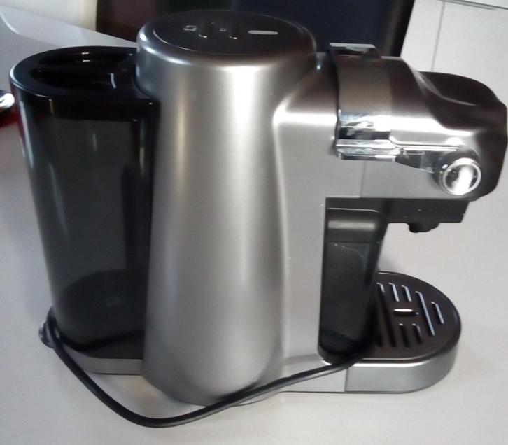 Rombouts XPRESS'OH Espressomachine — 1250 watt, Elektronische apparatuur, Koffiezetapparaten, Gebruikt, Koffiepads en cups, Afneembaar waterreservoir