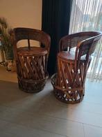 originele mexicaanse set barkruk, barstoel, kruk, Huis en Inrichting, Barkrukken, Ophalen, Gebruikt, Hout