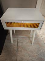 commode blanche, Maison & Meubles, Moins de 100 cm, Enlèvement, Utilisé, 1 ou 2 tiroirs