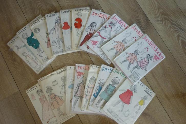 Vintage kledingpatronen voor baby's en kinderen, Hobby en Vrije tijd, Kledingpatronen, Nieuw, Overige typen, Kind, Overige merken