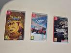 Nintendo switch rayman legends, wrc & tony hawk 1+ 2, Ophalen of Verzenden, Zo goed als nieuw, Racen en Vliegen, Vanaf 7 jaar