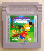 Bart Simpsons Escape from Camp Deadly voor de Gameboy, Consoles de jeu & Jeux vidéo, Utilisé, Enlèvement ou Envoi