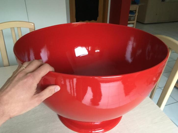 Royal Boch numéro 7 Red Metalic - Pour le champagne, Verzamelen, Porselein, Kristal en Bestek, Zo goed als nieuw, Ophalen