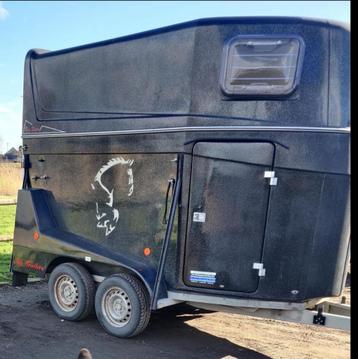 Trailer, Enlèvement, Utilisé, Polyester, Remorque 2 chevaux