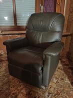 Lederen relax elektrisch verstelbaar, 75 à 100 cm, Enlèvement, Utilisé, Cuir