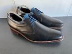 Floris van Bommel herenschoenen maat 9 / 43 H, Enlèvement ou Envoi, Chaussures à lacets, Comme neuf, Noir