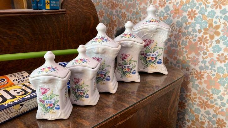 keramieken kruidenpotjes, Antiek en Kunst, Antiek | Keukengerei, Ophalen