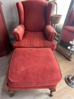 Wijnrode fauteuil, Ophalen, Gebruikt, Frans, 75 tot 100 cm