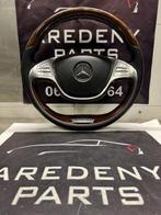 Mercedes S Klasse W222 Stuurwiel Stuur Compleet Hout Bruin, Gebruikt, -, Ophalen of Verzenden, -